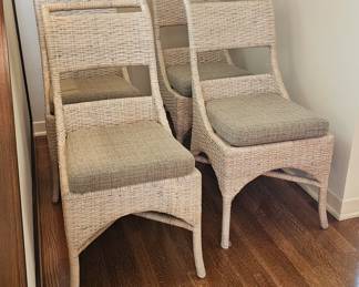 55, McGuire rattan chairs