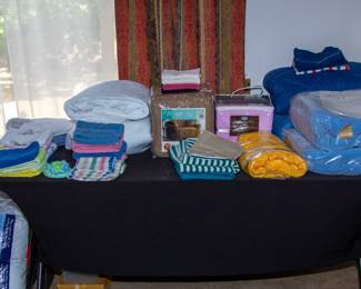 Assortment of linens