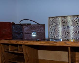 Assortment of purses