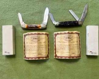 703 2 NIB Pocket Knives Schrade IXL