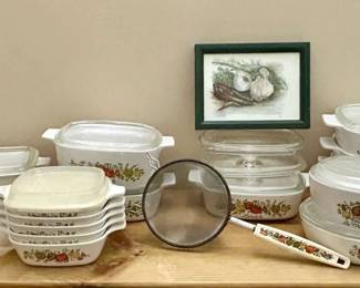 050 Vtg Corning Ware Spice Of Life Set