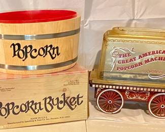 816 Vintage Popcorn Machine  Bowl