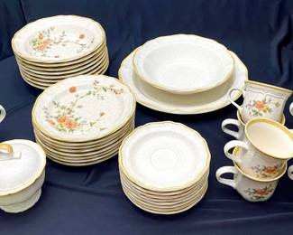 034 Mikasa Silk Bouquet Dish Set