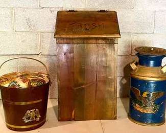 838 Vintage Milk Can  More