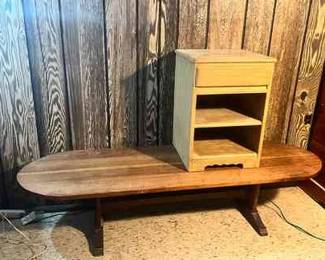 764 Handmade Coffee Table  Nightstand 