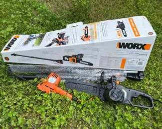 837 Worx Pole Saw Chainsaw 