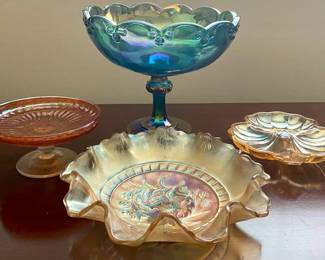 020 Variety Of Carnival Glass