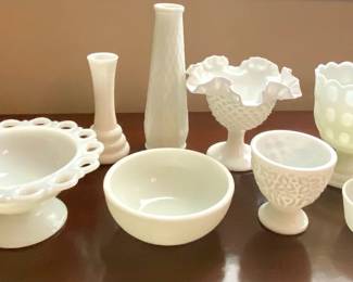 027 Milk Glass Collection
