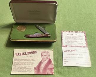 782 Danial Boone Commemorative Knife