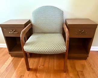 543 Retro Side Tables  Chair