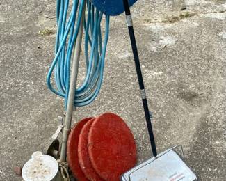 845 Vintage Floor Buffer  Carpet Sweeper
