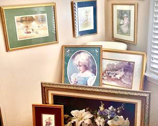 307 Floral Gold Frame Assortment 