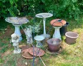 902 Bird Baths  More