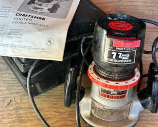 916 Craftsman Router w Case