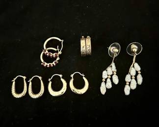 266 Gold Earring Assortment