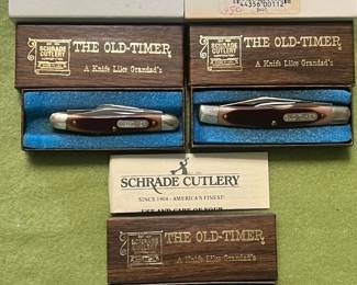 781 3 NIB Schrade Old Timers