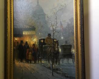 G Harvey signed, 33/95 has certificate on the back 