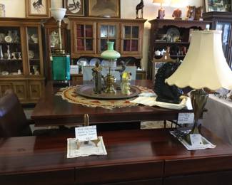 Furniture, lamps, decor