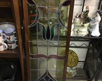 Large stained glass panel 