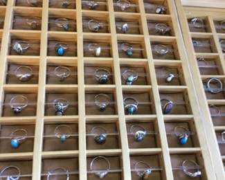 Silver rings - $10 EACH!