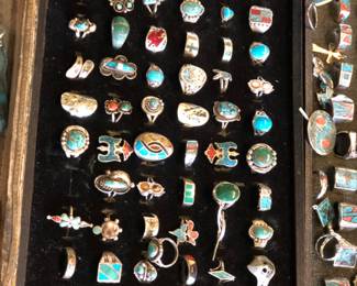 Silver rings - $10 EACH!