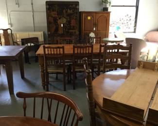 Farm tables and chairs 