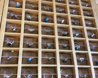 Silver rings - $10 EACH!