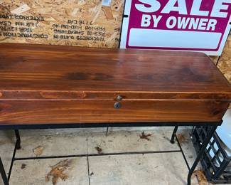 Wooden box for storage