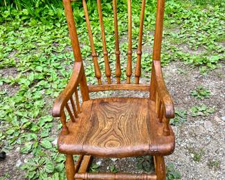 Antique child’s rocker