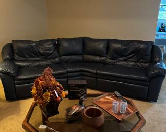 Leather sofa