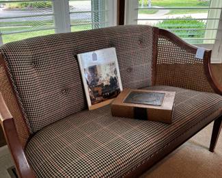 Newly covered settee