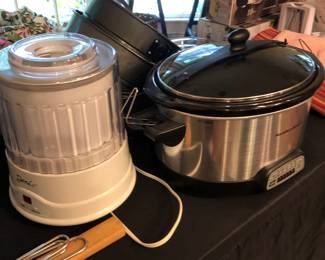 Ice cream maker, Hamilton beach slow cooker