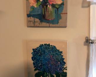 Floral paintings