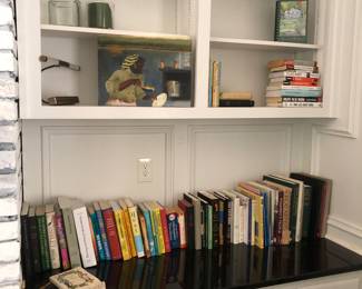 Books, cookbooks, art, decor