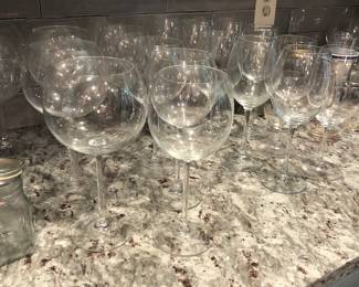 Glass sets, reidel glasses