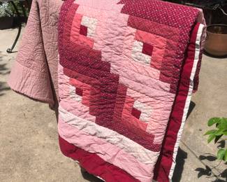 Log cabin quilt