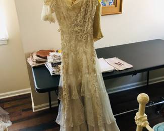 Antique dress with bodice 