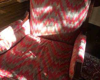 Beautiful flamestitched upholstered chairs