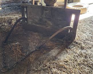 Antique horse drawn digging tool