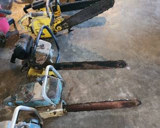 Chainsaws!