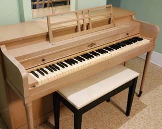 Vintage Cable Nelson piano with bench