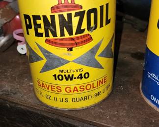 Vintage Pennzoil can