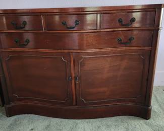 Beautiful Morganton curved front buffet