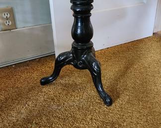 Antique  iron piano stool