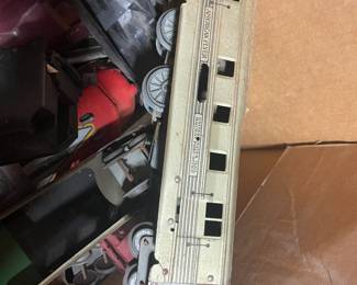 . . . vintage metal Lionel trains