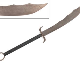 Chinese Dadao Ring Pommel Executioners Blade