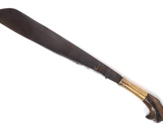 Moro "Bangkung" Sword w/ Carabao Handle
