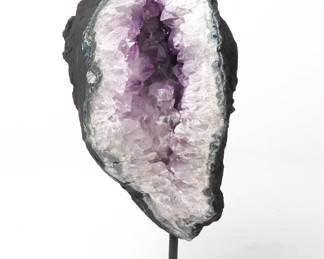Lovely Ovoid Crystal Amethyst Geode