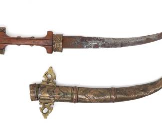 Moroccan "Koumiyah" Dagger w/Scabbard