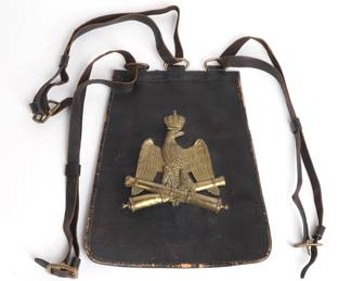 French Second Empire Hussars Bombardier Sabretache, circa 1852-1870